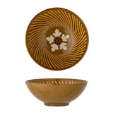Bloomingville Heikki Schale, Braun, Steingut, 19x7,5 cm, dänisches Design