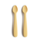 Mushie Silikon-Babylöffel 2erSet, Daffodil, BPA-frei
