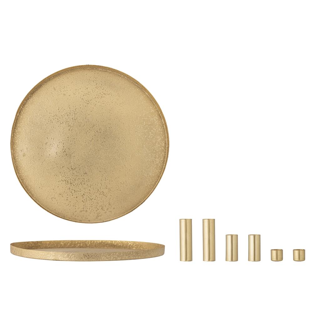 Bloomingville Maxime Kerzenhalter Set 7-teilig Gold Metall