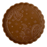 Bloomingville Rani Ofenform, Braun, Steingut, Tarteform, D28xH4,5 cm, dänisches Design