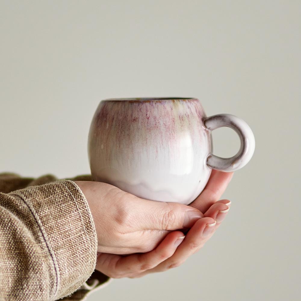 Bloomingville Paula Tasse Rose Steingut 275ml Kaffeetasse