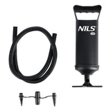 NILS CAMP Luftpumpe Handpumpe für Luftmatratze, Camping Strand Freizeit Outdoor