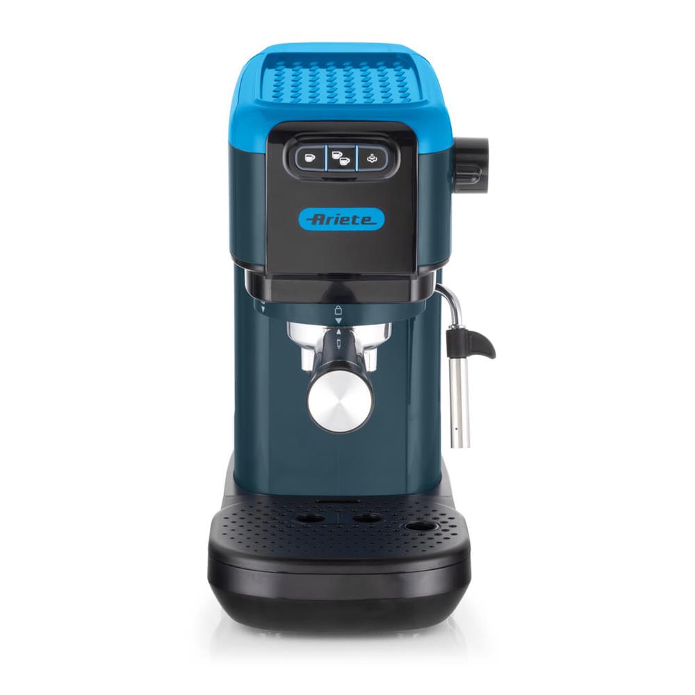 Ariete Espressomaschine, Sky Blue, Siebträgermaschine für Pulver und ESE-Pads