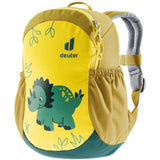 deuter Pico, Kinderrucksack, Dinosaurier (gelb), Kindergartenrucksack für Kinder ab 2 Jahre