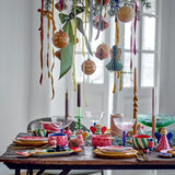 Bloomingville Caramella Servierplatte Bonbon, Grün, Steingut, Weihnachtsteller