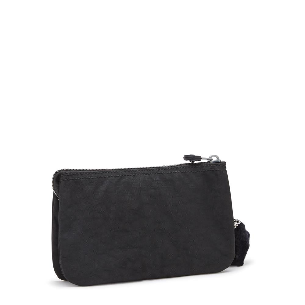 Kipling CREATIVITY L, Clutch, Black Noir (schwarz), großer Organizer
