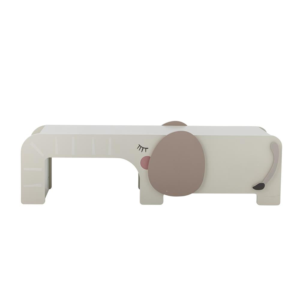 Bloomingville MINI Ferdinand Bank Grau Holz 110cm Kinderzimmer Sitzbank