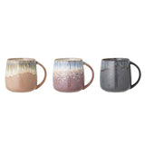 Bloomingville Cloe Tassen 3er Set, 380 ml, aus Steingut, dänisches Design