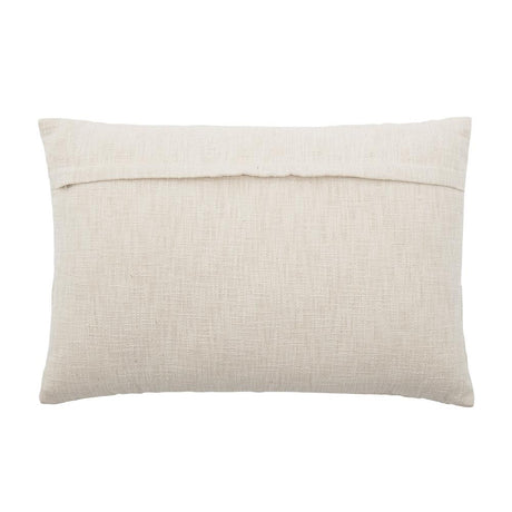 Bloomingville MINI Lexi Kissen ABC 60 x 40 cm Natur Baumwolle Alphabet Kuschelkissen Dekokissen