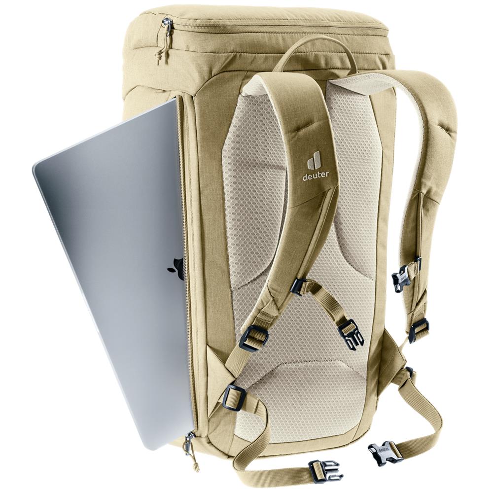 deuter Walker 24, Lifestyle-Rucksack, desert (beige), 24L, mit Flaschenhalter und Laptopfach