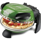 G3Ferrari elektrischer Pizzaofen Delizia 1200 W für Pizza Ø 31cm grün Pizzamaker mit feuerfestem Naturstein