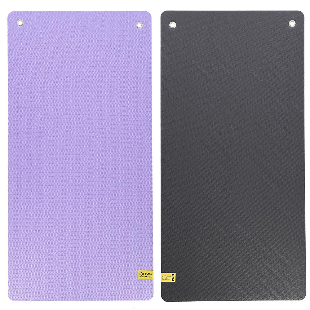Fitnessmatte 120x60 cm 15 mm Violett/Schwarz | HMS Premium MFK07