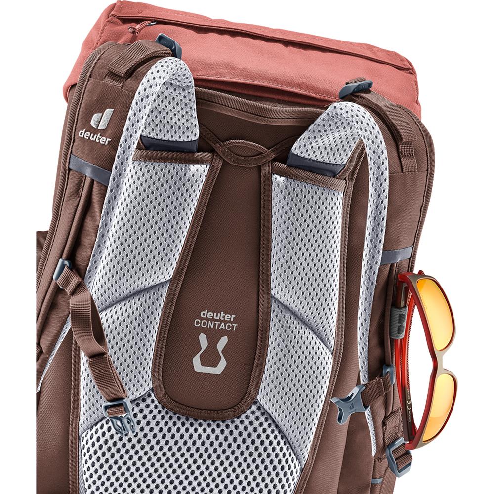deuter Scula, Schulrucksack, raisin-caspia (braun), 30L, Schulranzen