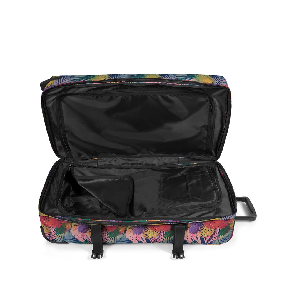 Eastpak TRANVERZ L, Großer Reisetrolley, Brize RetroNavy (bunt), 121L, Rollkoffer mit 2 Rädern und TSA-Schloss