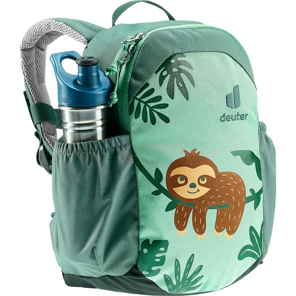 Deuter Pico, Kinderrucksack, Affe (grün), Kindergartenrucksack für Kinder ab 2 Jahre