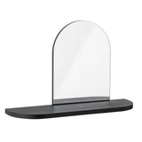 Bloomingville Annlie Spiegel mit Ablage schwarz L72 cm aus MDF – Wandspiegel für Flur & Eingangsbereich