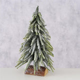 BOLTZE Weihnachtsbaum Tanni – Dekobaum aus Spießtanne & Kunststoff, beschneit, 33 cm hoch