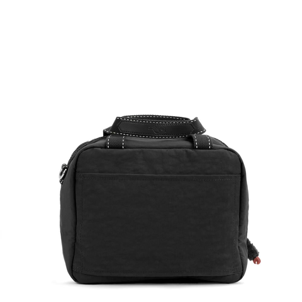 Kipling MIYO, Große Lunchbox, True Black (schwarz), Frühstückstasche mit Trolleyschlaufe