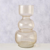 BOLTZE Vase Gianna 27cm Glas Gelb Modernes Design