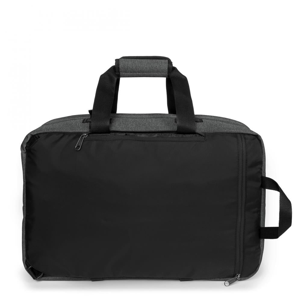 Eastpak TRAVELPACK, Großer Rucksack, Black Denim (grau), 42L, mit Laptopfach