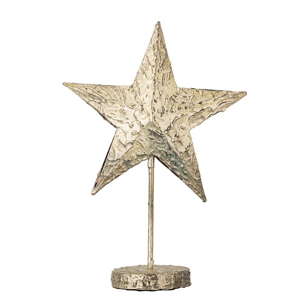 Bloomingville Nilos Deko Stern Messing Metall Weihnachtsdeko 34,5 cm