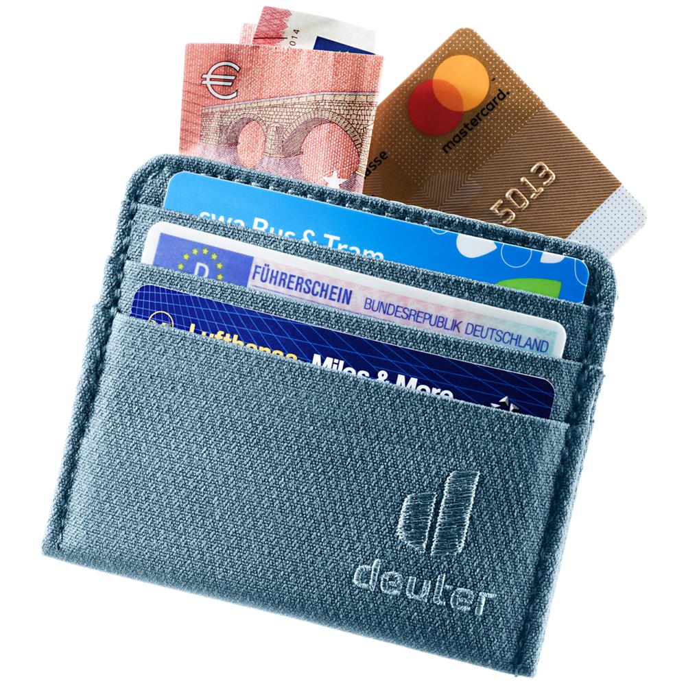 deuter Card Wallet, Reiseaccessoires, atlantic (blau), Reiseetui, Geldbörse, Portemonnaie