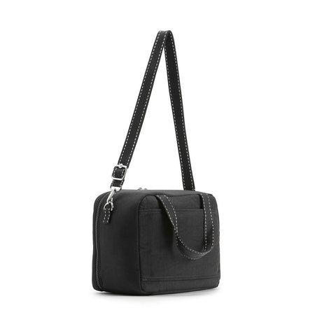 Kipling MIYO, Große Lunchbox, True Black (schwarz), Frühstückstasche mit Trolleyschlaufe
