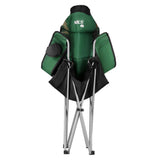 NILS CAMP Campingstuhl Tarnfarben - großer gepolsterter Klappstuhl mit Armlehnen für Camping & Garten