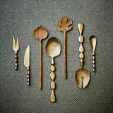 Bloomingville Haolin Käsemesser Set 3-teilig Messing Metall