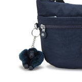 Kipling ARTO S, Kleine Umhängetasche, Blue Bleu 2 (blau), Schultertasche mit Reißverschluss