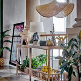 Bloomingville Limone Vase Steingut gelb D22xH22 cm Zitronenmotiv