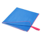 NILS Mikrofaserhandtuch 200x90 cm in Blau - schnelltrocknendes Handtuch für Camping, Strand & Sport