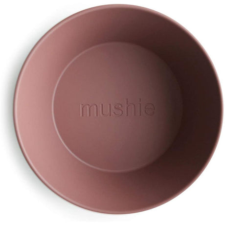 Mushie Kinderschüssel 2er Set, Woodchuck, rund, BPA-frei
