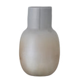 Bloomingville Mewan Vase braun D18 cm aus Glas – dekorative Glasvase für Wohnzimmer & Fensterbank