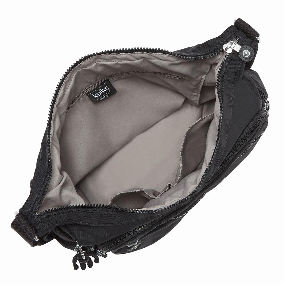 Kipling GABBIE Medium Umhängetasche Black Noir 12 Liter