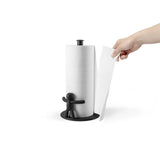 Umbra Buddy Küchenrollenhalter stehend, Rollenhalter für Küchentücher in Schwarz