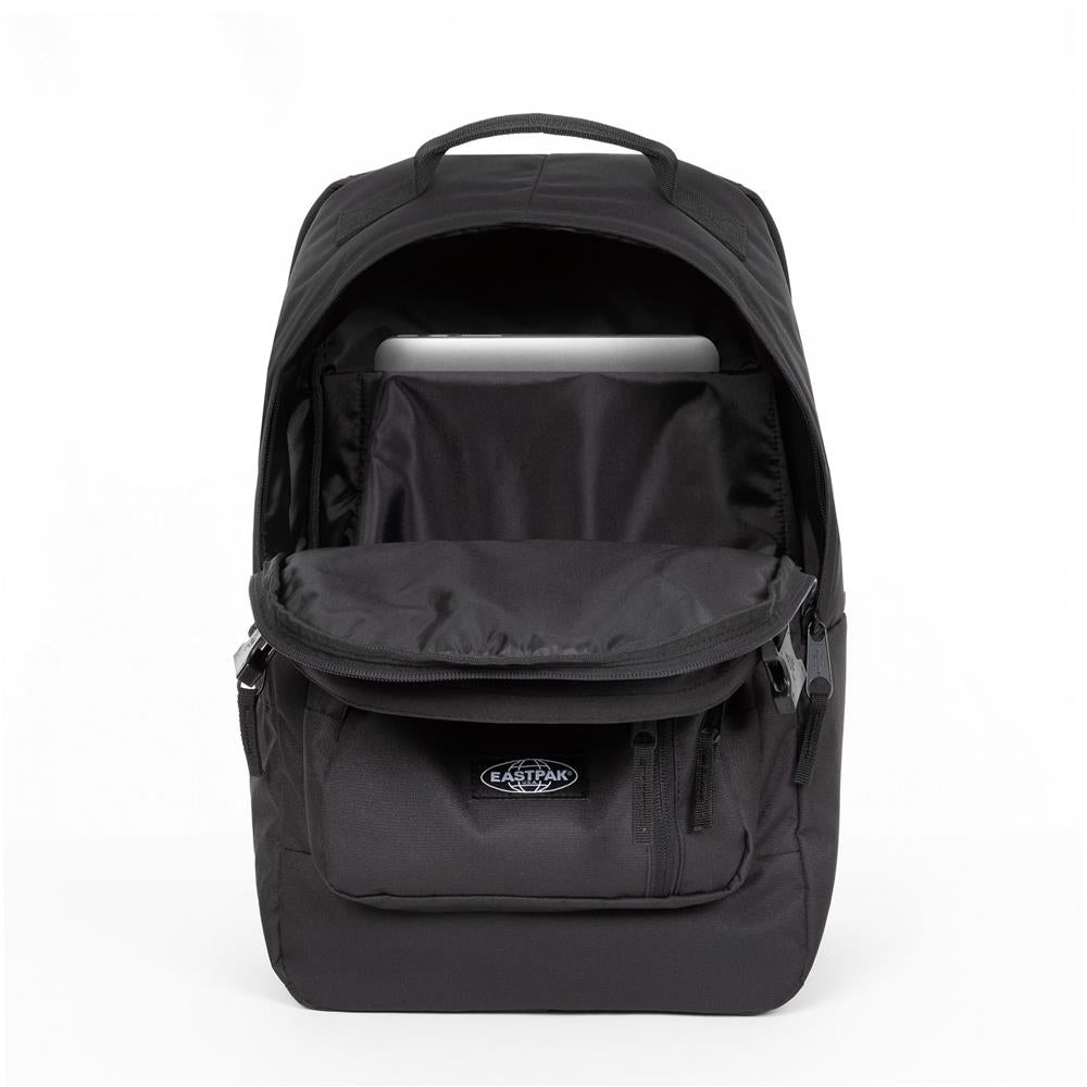 Eastpak SMALLKER, Rucksack, CS Mono Black2 (schwarz), 26L, mit Flaschenhalter und Laptopfach