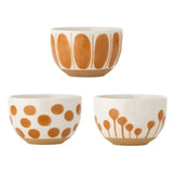 Bloomingville Linora Schalen braun Steingut 3er Set D12,5xH8 cm 580 ml