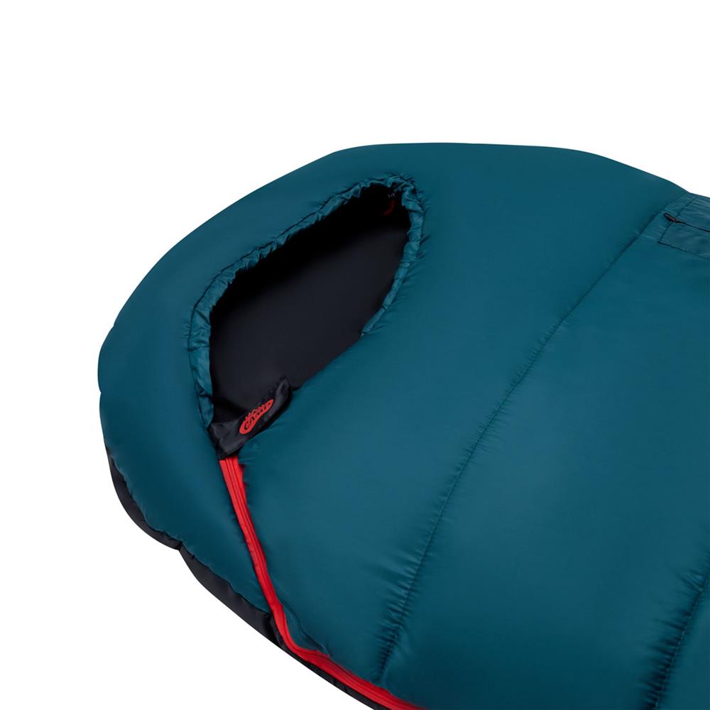 NILS CAMP Mumienschlafsack in Dunkelgrün - warmer Schlafsack für Camping und Outdoor bis -13 °C