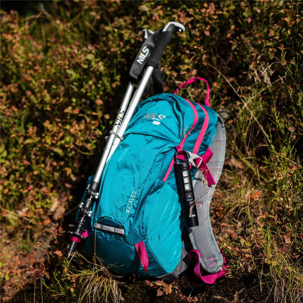 NILS CAMP Tagesrucksack Caver 18L in Türkis - leichter Outdoor Rucksack für Wandern & Alltag