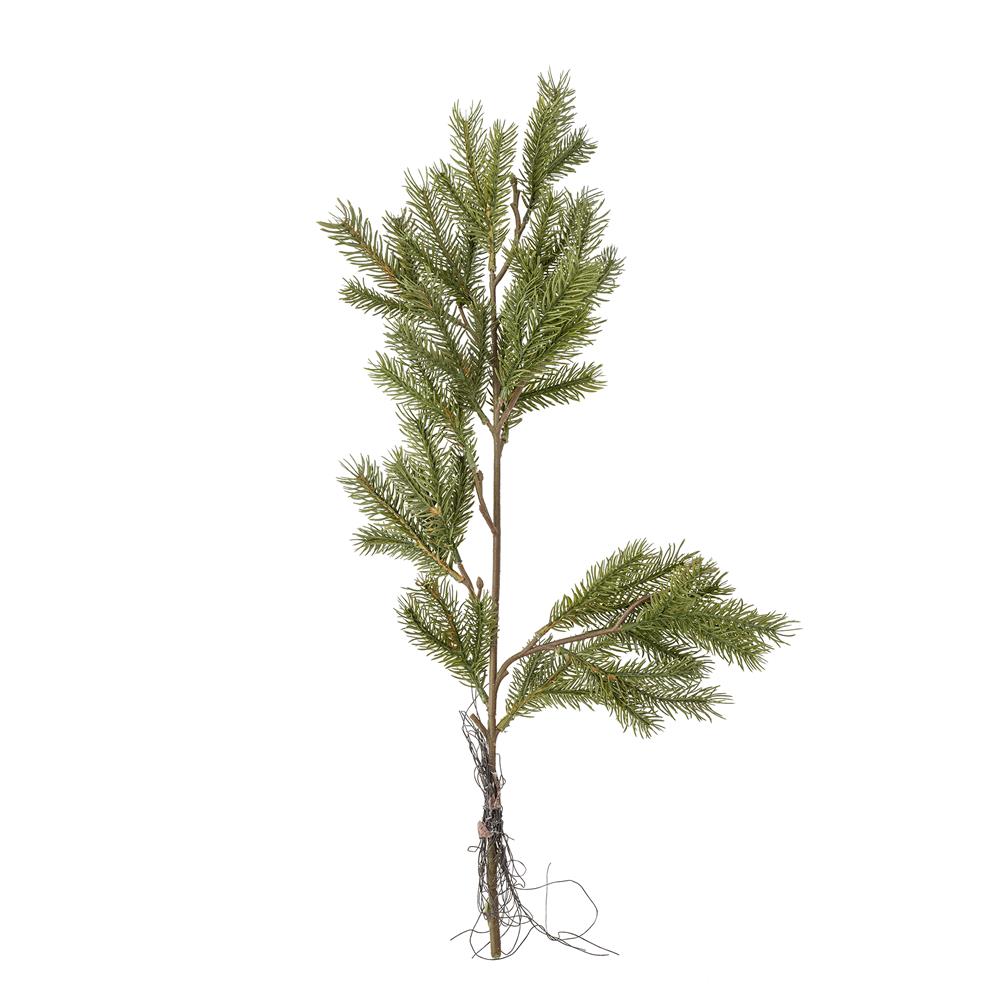 Bloomingville Pine Tannenzweig künstlich, Grün, 56 cm Weihnachtszweig mit Zapfen