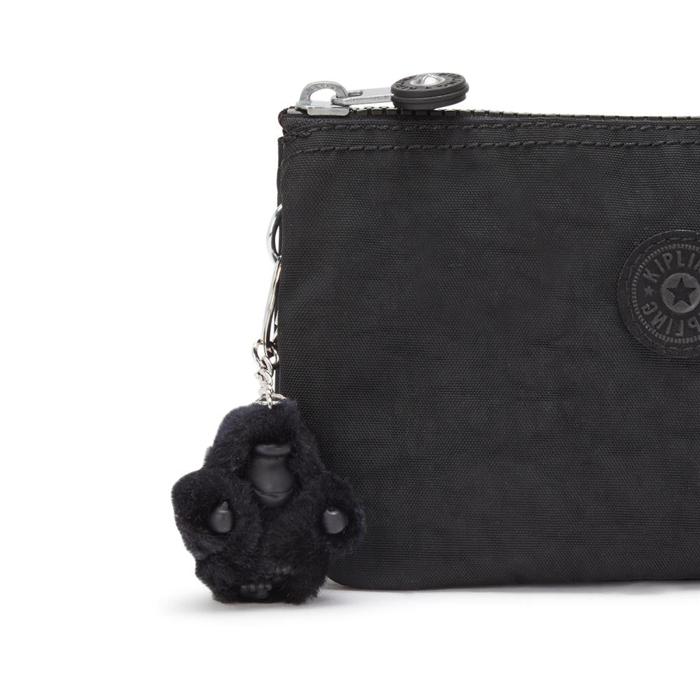 Kipling CREATIVITY L, Clutch, Black Noir (schwarz), großer Organizer