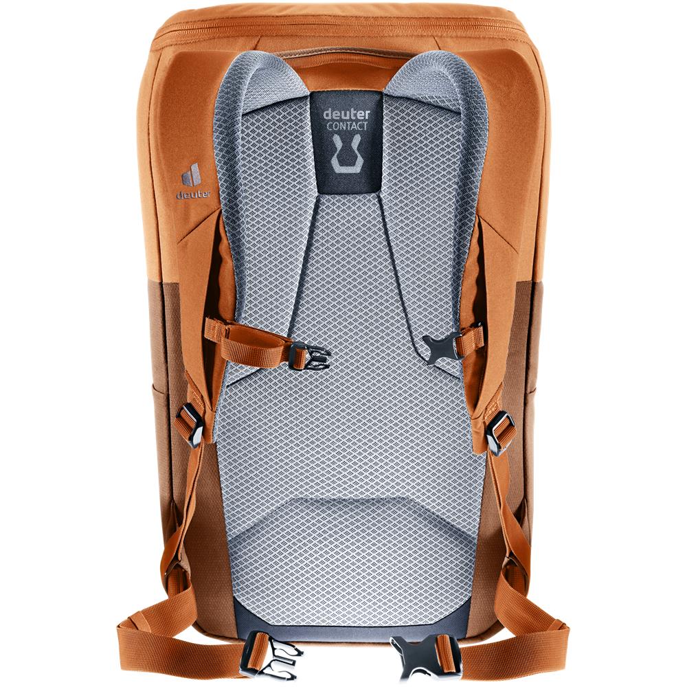 deuter UP Stockholm, Lifestyle-Rucksack, mocha-pecan (braun), 22L, mit Flaschenhalter und Tabletfach