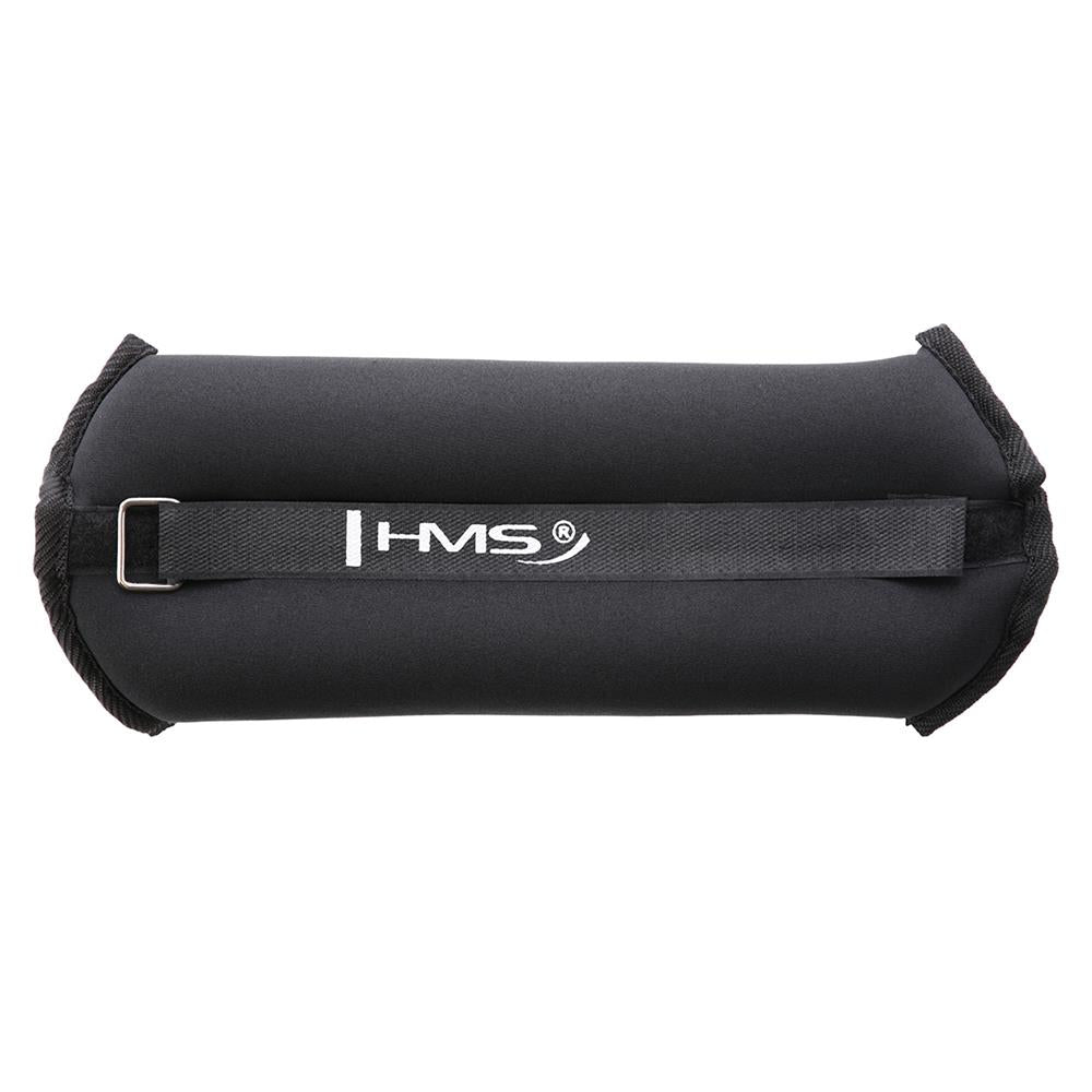 Gewichtsmanschetten 2x3 kg für Handgelenke und Fußgelenke Schwarz | HMS OB06