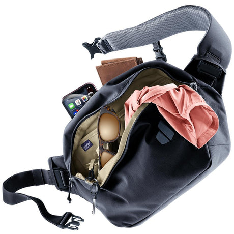 deuter Stroof 5, Umhängetasche, black (schwarz), 5L, Schultertasche