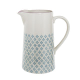 Bloomingville Patrizia Krug, Blau, 2L, Steingut, dänisches Design