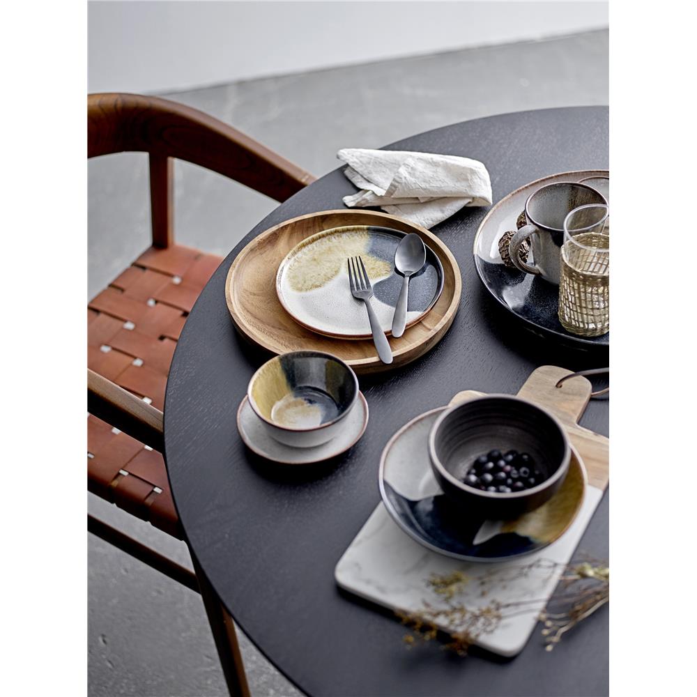 Bloomingville Jules Tasse, Braun/Blau, 400ml, Steingut, dänisches Design