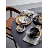 Bloomingville Jules Tasse, Braun/Blau, 400ml, Steingut, dänisches Design