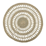 Bloomingville Sete Platzdeckchen, Natur, Seegras – stilvolle Tischdeko, dänisches Design