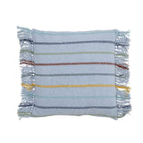 Bloomingville MINI Frey Kissen, Blau, Recycelte Baumwolle, 45x45 cm, Kinderzimmer, dänisches Design